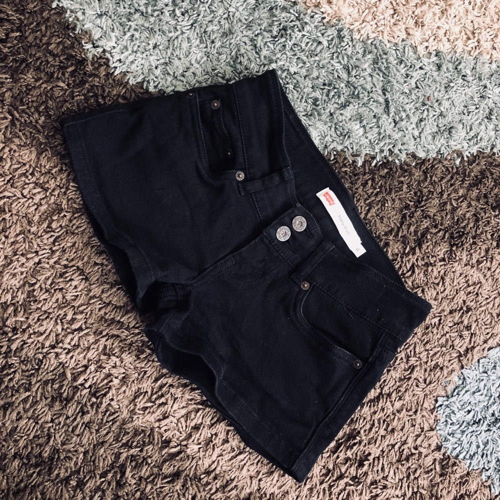 Levi's black shorts